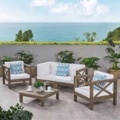 Brava 5pc Acacia Wood Patio Conversation Set - Christopher Knight Home 11 Brava 5pc Acacia Wood Patio Conversation Set - Christopher Knight Home -Christopher Knight Home GUEST f786fc92 cb4f 4862 94b6 e46867ab716e