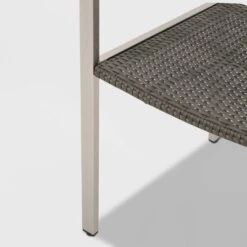 Cape Coral 7pc Aluminum & Wicker Glass Outdoor Patio Dining Set - Silver/Gray - Christopher Knight Home -Christopher Knight Home GUEST f839e509 c7f9 44ec bc93 725efeb42e1d