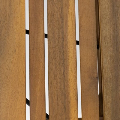 Kyoto Acacia Wood Folding Side Table - Teak - Christopher Knight Home 6 Kyoto Acacia Wood Folding Side Table - Teak - Christopher Knight Home - Image 6