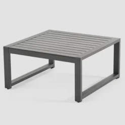 Navan 12pc Aluminum Sectional Sofa Seating Set Black/Dark Gray - Christopher Knight Home -Christopher Knight Home GUEST f86846fb 7631 4697 b19b 1a4f925a8866