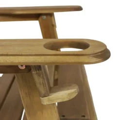 Bellwood Outdoor Acacia Wood Folding Adirondack Chair Natural - Christopher Knight Home -Christopher Knight Home GUEST f8b44b37 6aae 45e0 a14d a8b7178410ad