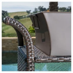 Ravenna Wicker Patio Bar Cart With Ice Bin - Brown - Christopher Knight Home -Christopher Knight Home GUEST f8d6589d c97e 48d0 84b4 f89674bbb7fe