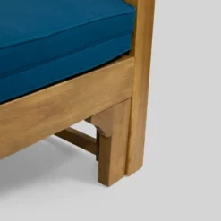 Long Beach Acacia Wood Extendable Patio Daybed Sofa Teak - Christopher Knight Home -Christopher Knight Home GUEST f94e48c8 08bd 484e 9f0f ae7b47feaba2