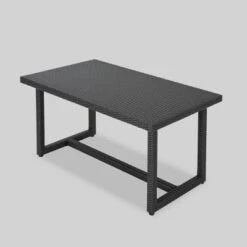 Melville 7pc Wicker Dining Set - Gray - Christopher Knight Home -Christopher Knight Home GUEST f97deb18 da74 42ed 8056 8398bbe93c01