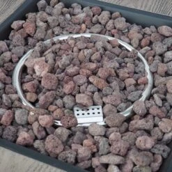 Wellington 33" Square Iron Gas Fire Pit - Christopher Knight Home -Christopher Knight Home GUEST f9d6a61a 7e0f 4a44 87e2 f9c73b9f346c