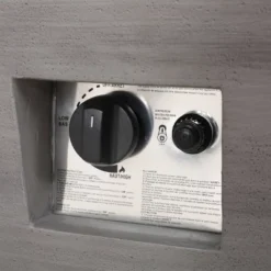 Langton Rectangular 56" Light Weight Concrete Gas Fire Pit With Tank Holder Dark Gray - Christopher Knight Home -Christopher Knight Home GUEST fc057738 341d 4dfb bd92 09f29c703ad8