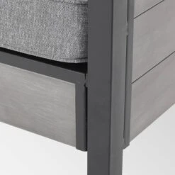 Jax 4pc Faux Wood Chat Set - Gray/ Gray - Christopher Knight Home -Christopher Knight Home GUEST fc835fa3 d2a4 44c1 b0c4 ae4313b8c75c