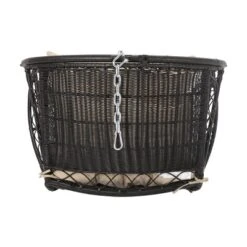 Greystone Indoor/Outdoor Wicker Hanging Chair With 8' Chain - Brown/Tan - Christopher Knight Home -Christopher Knight Home GUEST fd19b1f0 22ad 48da 91f4 a67ca3d7aa06