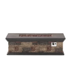 Chesney Outdoor 50000 BTU Light Weight Concrete Rectangular Fire Pit Stone - Christopher Knight Home -Christopher Knight Home GUEST fd663297 4176 4978 93c4 664e4fc6ca10