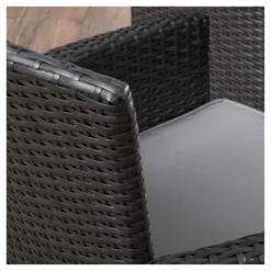 Ponza 6pc Rectangle Wicker & Light Weight Concrete Patio Dining Set - Gray - Christopher Knight Home -Christopher Knight Home GUEST fd8df713 4403 4939 a8e3 8139ccfcc487