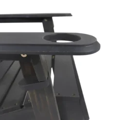 2pk Bellwood Outdoor Acacia Wood Folding Adirondack Chairs Dark Gray - Christopher Knight Home -Christopher Knight Home GUEST fdc005e3 5447 42b1 ae9b 5b9832e3abf2