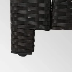 Puerta 5pc Wicker Sofa Chat Set - Dark Brown/Beige - Christopher Knight Home -Christopher Knight Home GUEST ffee4a11 afb2 46c5 a376 1ca81a4eaa97